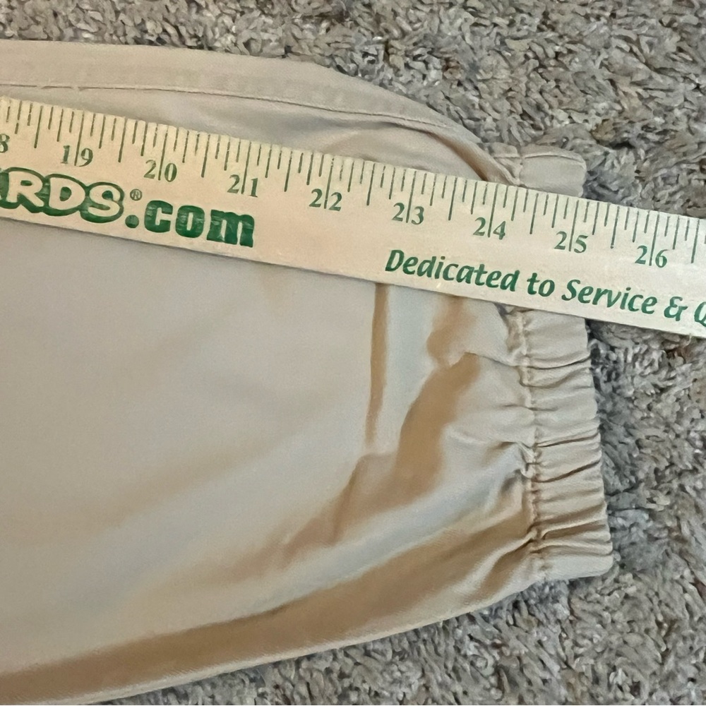 J. Crew Khaki Joggers Cotton and Tencel Size 2 NWT - Picture 10 of 10